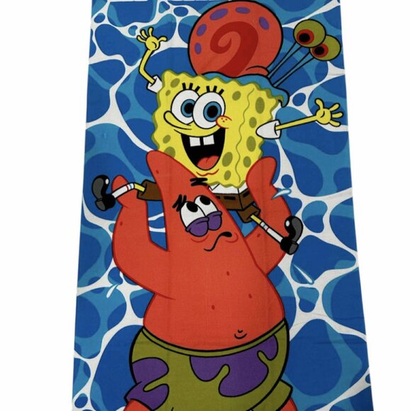 Spongebob Bikini Bottom Microfiber Pool Bath Beach Towel - Picture 2 of 4